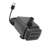 EXQIOUR Bombas de succión inferior eficientes para acuarios pequeños, accionadas por USB, silenciosas, sumergibles para peces y agua limpia, bombas portátiles