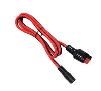 EXQIOUR Cable de alimentación DC5521 de 14 AWG con conectores hembra de 5,5 x 2,1 mm, adaptador de 45 A para fuente de alimentación fiable, cable portátil