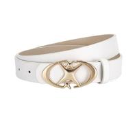 EXQIOUR Cadena de cuerpo con hebilla de estrella retro para vestido de baile para mujeres y niñas, cinturón punk para chicas calientes, cadena fácil y elegante, de cuero de moda, Hebilla dorada blanca