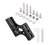 EXQIOUR Convertidor de luz de nariz de aluminio para bicicleta, soportes plegables para bolsas de conversión, asientos, fácil de instalar, convertidor de nariz, montaje elevado