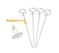 EXQIOUR Cortador de patatas fritas, rebanador manual de acero inoxidable, para familia, fiesta o campamento