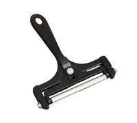 EXQIOUR Cortadores de queso de aluminio completos de metal afilado y mango ergonómico adecuado para un corte eficiente y seguro, cortador de queso profesional