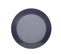 EXQIOUR Cubierta de rejilla para altavoces de 4 pulgadas, caja de altavoz de sonido, círculos decorativos, mallas de metal, protección de conversión de altavoces de red