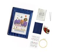 EXQIOUR Juego completo de libros de costura para bordar, incluye patrones de hilo de aguja e instrucciones paso a paso (idioma español no garantizado). Paquete de costura