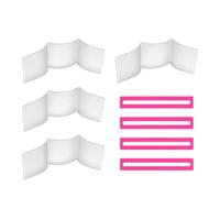 EXQIOUR Juego de 4 fundas para tarjetas de instrucciones de referencia Mahjong y 4 buscadores en materiales de PVC de alta calidad para un juego suave de accesorios Mahjong