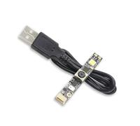 EXQIOUR Módulo de cámara USB OV5640 de 5 MP con enfoque automático 2592 x 1944, sensor de tamaño pequeño, no necesita controlador, cámara web USB para PC