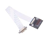 EXQIOUR PCIExpress - Adaptadores elevadores 8GT / s de ancho de banda a baja temperatura para configuración de escritorio con limitaciones de espacio, cable elevador FPC de alta velocidad