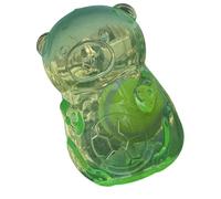 EXQIOUR Pelota de juguete para perros con forma de oso para masticar y morder para entretener a las mascotas solas, uso doméstico, fugas de alimentos, aburrimiento