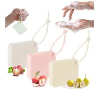 EXQST 2024 Hojas de jabón de Papel Hojas de Papel de jabón de Viaje portátiles Hojas de jabón Desechables solubles Mini Hojas de jabón para Manos Limpia eficazmente Las Manchas