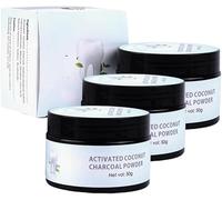 EXQST Blanqueamiento Dental, Polvo blanqueador de Dientes de carbón de Coco Activado, carbón de Coco Natural, Polvo blanqueador de Dientes, Polvo Dental