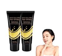 EXQST Colágeno 24k Gold Peel Off Mascarilla Elástica Reafirmante Mascarilla Removedor de espinillas Mascarilla Peel Off Mascarilla de Limpieza Profunda Mascarilla calmante iluminadora