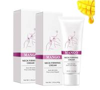 EXQST Crema Reafirmante de Cuello de Mango Anti Aging - Crema Reafirmante Reparadora de Cuello Crema Lifting de Arrugas de Mango para Cuello Crema Rejuvenecedora Reafirmante para Arrugas Profundas