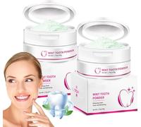 EXQST Crystalclean Smile Powder Crystalclean Tooth Powder Elimina eficazmente Las Manchas de café y Cigarrillos para blanquear los Dientes