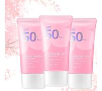 EXQST Japanese Sakura Sunscreen SPF 50+ P Crema Protectora Solar para la Piel Adecuada para Todo Tipo de Pieles