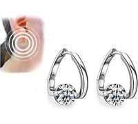 EXQST Pendientes magnéticos para mujer, magnetoterapia linfática, germanio, aretes magnéticos de acupuntura adelgazante, aretes de drenaje linfático para pérdida de peso