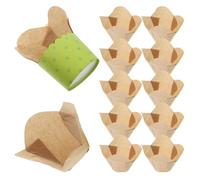 EXQUIMEUBLE 100 Piezas de Moldes para Hornear Cupcakes de Papel en Forma de Loto, Desechables Filtración de Aceite, Ideales para Pastelerías y Tiendas de Repostería