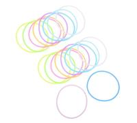 EXQUIMEUBLE 100piezas Pulseras De Silicona Que Brillan La Oscuridad Pulseras Luminosas Para Fiestas De Discoteca Accesorios Pelo Para Mujeres y Niñas