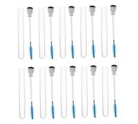 EXQUIMEUBLE 10piezas Cepillo Para Pestañas Transparente Aplicador De Pestañas Gemas Herramienta De Belleza Adecuado Para Salones De Belleza y Uso Doméstico