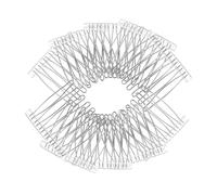 EXQUIMEUBLE 10piezas Peines Laterales De Inoxidable Para Mujeres Dientes Accesorios Para Peinados De Novia Peinados De Combs Decorativos Para Eventos Especiales Color