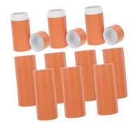 EXQUIMEUBLE 10piezas Tubos De Papel Kraft Vacíos Con Tapa Caja De Cartón Para Almacenamiento De Té y Aceites Esenciales Recipientes Redondos Para Organizar y Conservar