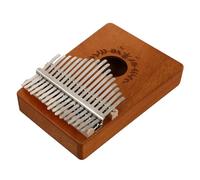 EXQUIMEUBLE 1Juego Kalimba Profesional Portátil de Teclas Piano de Pulgar Pícea para Principiantes Sonido Hermoso y Ergonómico