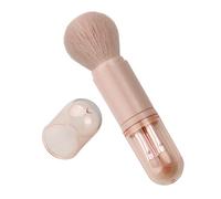 EXQUIMEUBLE 1juego Pinceles De Maquillaje Mini Pincel De Base Difuminador Pincel Para Sombras y Polvo Suelto Compacto y Portátil Para Viajes Para Maquillaje Rápido