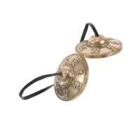 EXQUIMEUBLE 1par Tingsha De Tibetana Para Yoga y Campanas Artesanales De Percusión Con Sonidos Melódicos Accesorio Cultural Para Prácticas Espirituales y Educación Musical