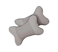 EXQUIMEUBLE 2 piezas Almohadas para Cuello Coche Unidades Soporte Ergonómico Transpirable Cojines Cervicales para Viaje y Uso Diario