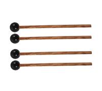 EXQUIMEUBLE 2pares Baquetas Para Tambor Lengua Mallets y Madera Para Práctica Musical y Presentaciones