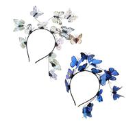 EXQUIMEUBLE 2piezas Diadema De Decorativa Para Mujer Diadema Para Novia Accesorio De Moda y Diseño Artesanal Tridimensionales