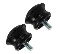 EXQUIMEUBLE 2piezas Protector De De Barra De Cortina Acabado Resistente Adecuado para Esquina Cama Divisor Tornillo y Riel