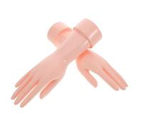EXQUIMEUBLE 2piezas Soporte De Exhibición De Anillo y Guante Modelo De Mano Decorativo Herramienta Versátil Para Joyería Para Mostrar Anillos y Accesorios Mostradores
