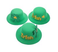 EXQUIMEUBLE 3 Piezas Accesorios de Fiesta Irlandesa de Clips para Sombrero Leprechaun Decoración Festiva para San Accesorios para Mujeres y Niñas