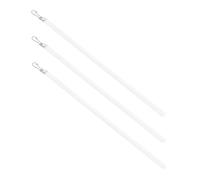EXQUIMEUBLE 3piezas Varitas Transparentes para Persianas Verticales Accesorios De Repuesto con Gancho Control Sencillo y Suave De Cortinas para Hogar y Oficina