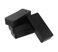 EXQUIMEUBLE 4 Piezas Caja de Almacenamiento Metal Portátil Organizador Rectangular para Bolsitas de Elegante y Práctico para Casa y Conservación