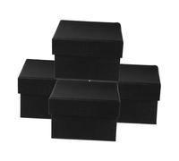 EXQUIMEUBLE 4piezas Caja De Para Corbatas Pequeñas Con Tapa Desplegable Almacenamiento Multifuncional De Cartón Resistente Para y Presentaciones Elegantes