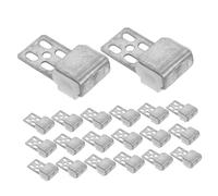 EXQUIMEUBLE 50piezas Clips Sofa Reparación Tapicería Clips Repuesto Sillón Silencioso Hierro Galvanizado Fácil Instalar