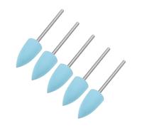 EXQUIMEUBLE 5piezas Brocas Para Taladro De Uñas Accesorios De Pulido Para Manicura Profesional y Personal Puntas De Seguridad Para Limpiar Cutículas Grit