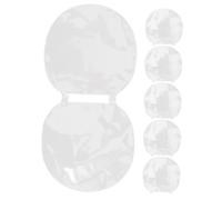 EXQUIMEUBLE 6 Piezas Protector Tenis de Film Adhesivo de Goma Doble Cara para Protección de Raquetas Accesorio para Tenis