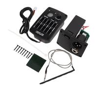EXQUIMEUBLE Afinador De Guitarra Acústica: Piezoeléctrica De 5 Bandas Con Afinador Integrado Para Guitarras Acústicas Y Folk - Turner Para Tocar Y Practicar Al Aire Libre