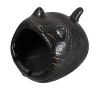 EXQUIMEUBLE Cenicero De Cerámica Decorativo De Gato Recipiente para Cenizas De Interior y Exterior Práctico y Artístico para Oficina y Hogar Diseño Creativo y