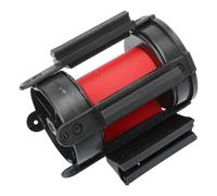 EXQUIMEUBLE Cinturón de Advertencia Retráctil Telescópico de Pvc Rojo 2 Metros, Barrera de Aislamiento para Control de Multitudes, Equipo de Seguridad Portátil para Exteriores y Zonas