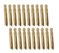 EXQUIMEUBLE Clavijas Resistentes Que No se Quiebran para Fotos de Madera Doradas, Pack de 20 Piezas Ideales para Sujetar Notas en Tiendas y Bodas