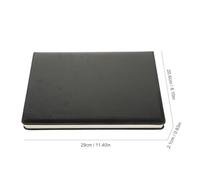 EXQUIMEUBLE Cuaderno de Notas A4 para Oficina 96 Hojas, Diseño Delicado y Material Pu para Escritura Suave y Desarrollo de Hábitos