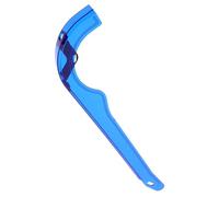 EXQUIMEUBLE Cubierta de 20 Pulgadas de Cadena de Bicicleta de Plástico Azul Diseño Protector de Fácil de Instalar 32 Dientes para Bicicletas de Carretera y Montaña