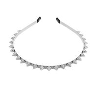 EXQUIMEUBLE Diadema Punk con Pinchos Metálicos para Mujer Accesorios Góticos Diadema Rockera Diseño Único para Fiestas y Conciertos Tocado Duradero con