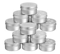 EXQUIMEUBLE Estuche de Entrenamiento con Olfato para Perros de Aluminio y Plástico Color Plata, Kit con 12 Latas Metálicas y 12 Imanes Magnéticos para Adiestramiento Canino