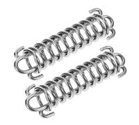 EXQUIMEUBLE Extensor de Correa para Perros Grandes Resorte Amortiguador de Acero Inoxidable 304, Pack de 2 para Absorción de Impactos en Actividades Outdoor y Tiendas de Campaña