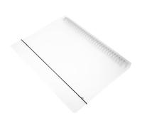 EXQUIMEUBLE Funda Transparente Cubierta de Pp Fácil de Limpiar para Carpeta A4 de 30 Agujeros para Proteger Cuaderno en Escritura Creativa y Planificación
