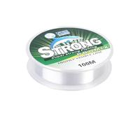 EXQUIMEUBLE Hilo de Pesca de Nailon Resistente y Transparente de 100 Metros Línea de Pesca Suave y Difícil de Romper
